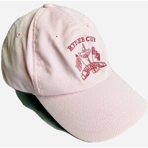 Ryder Cup Valhalla '08 Golf Cap Pink Jersey Imperial Womens OSFA Baseball Preppy